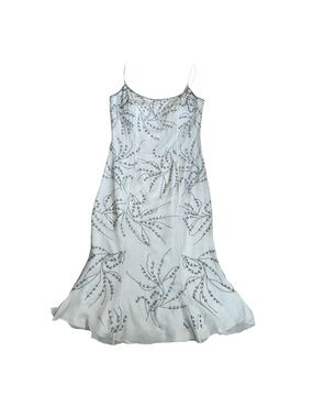 Le Gala Mon Cherie Silk Beaded Slip Dress Prom Wedding Fairy
